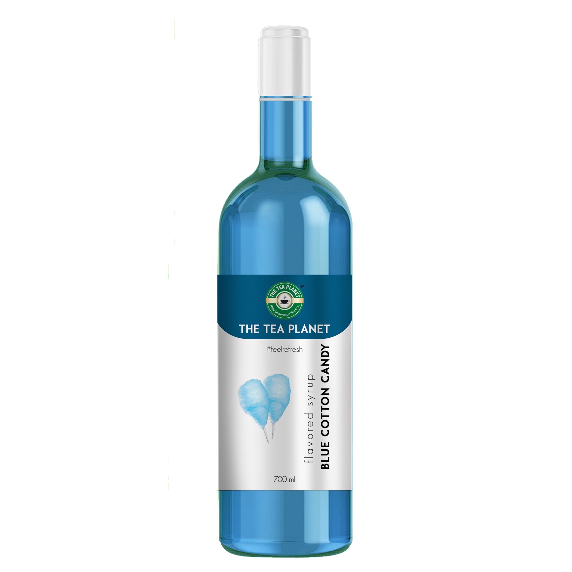 Blue Cotton Candy Flavored Syrup - 700 ml