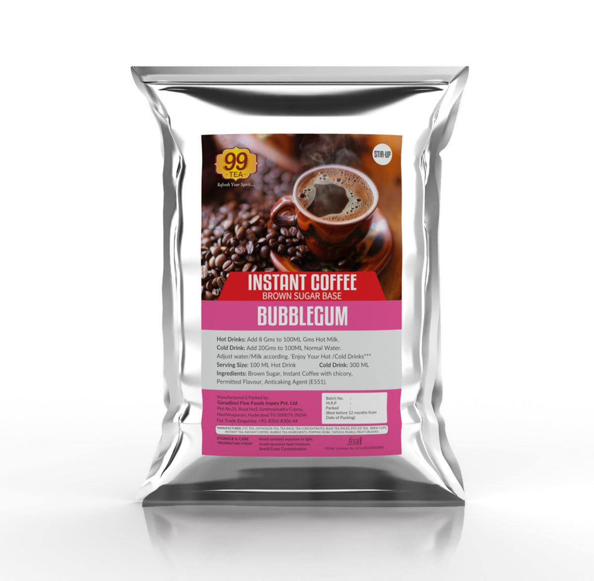Bubblegum Flavored Coffee - 1kg