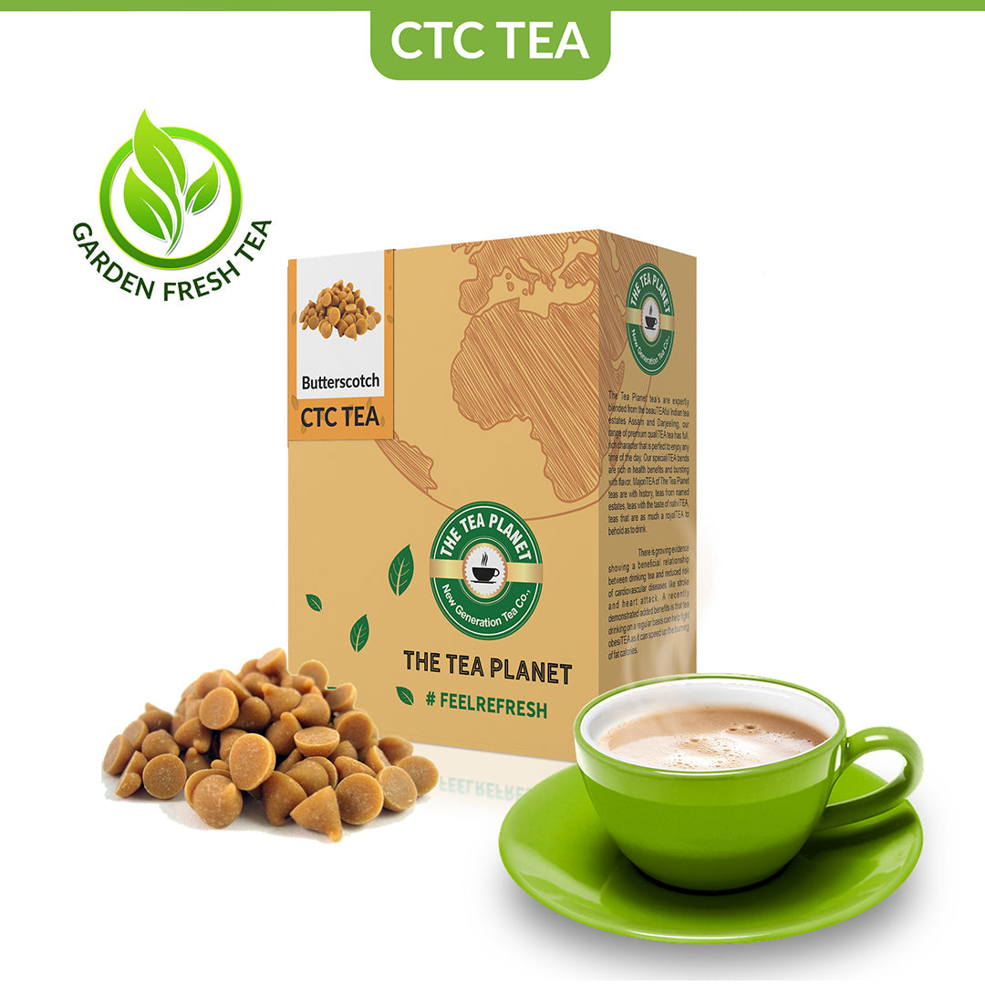 Butterscotch Flavored CTC Tea - 100 gms