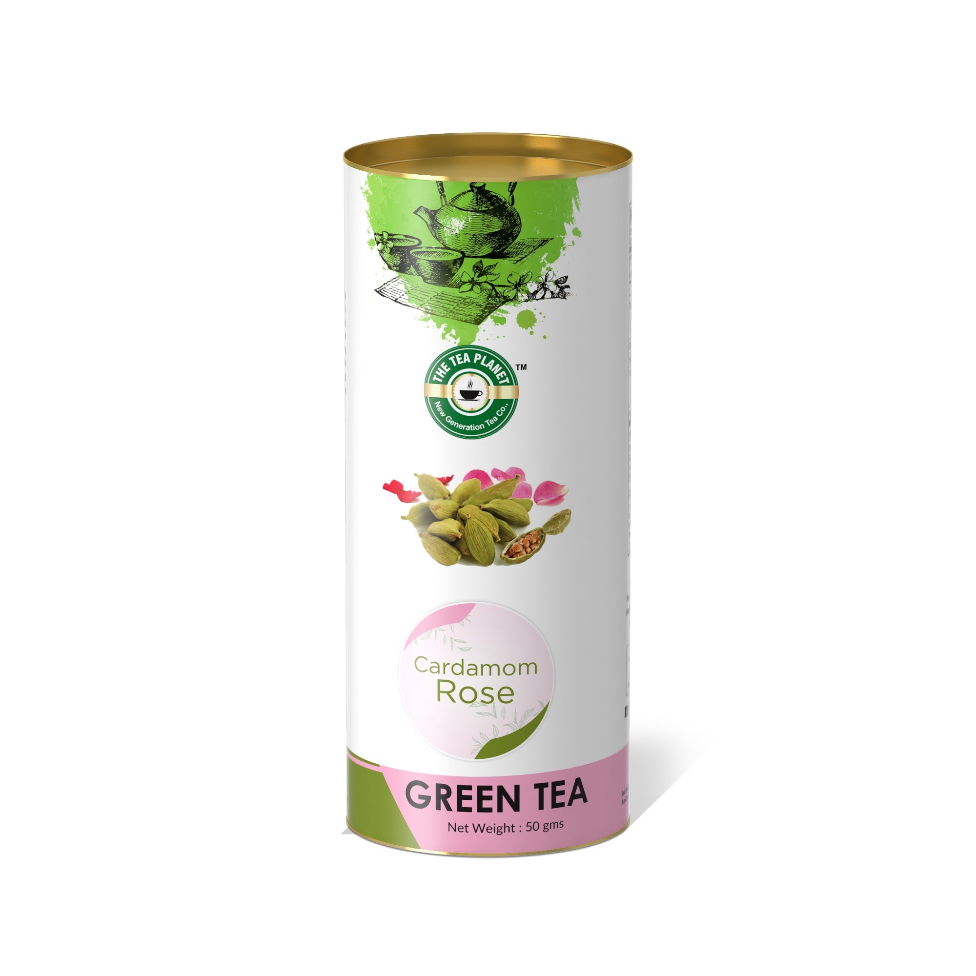 Cardamom Rose Orthodox Tea - 50 gms