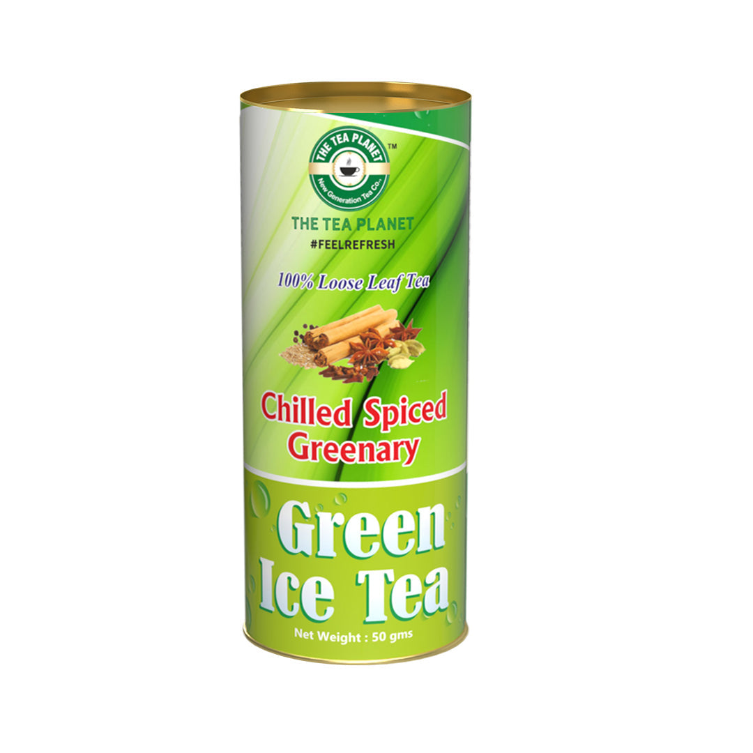 Chilled Spiced Greenary Orthodox Ice Tea - 50 gms