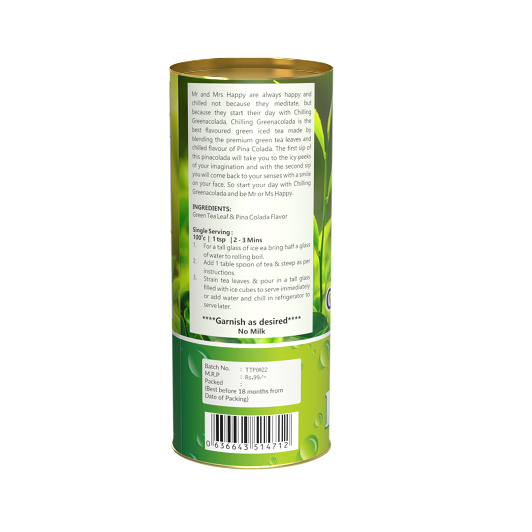 Chilling Greenacolada Orthodox Green Ice Tea - 50 gms