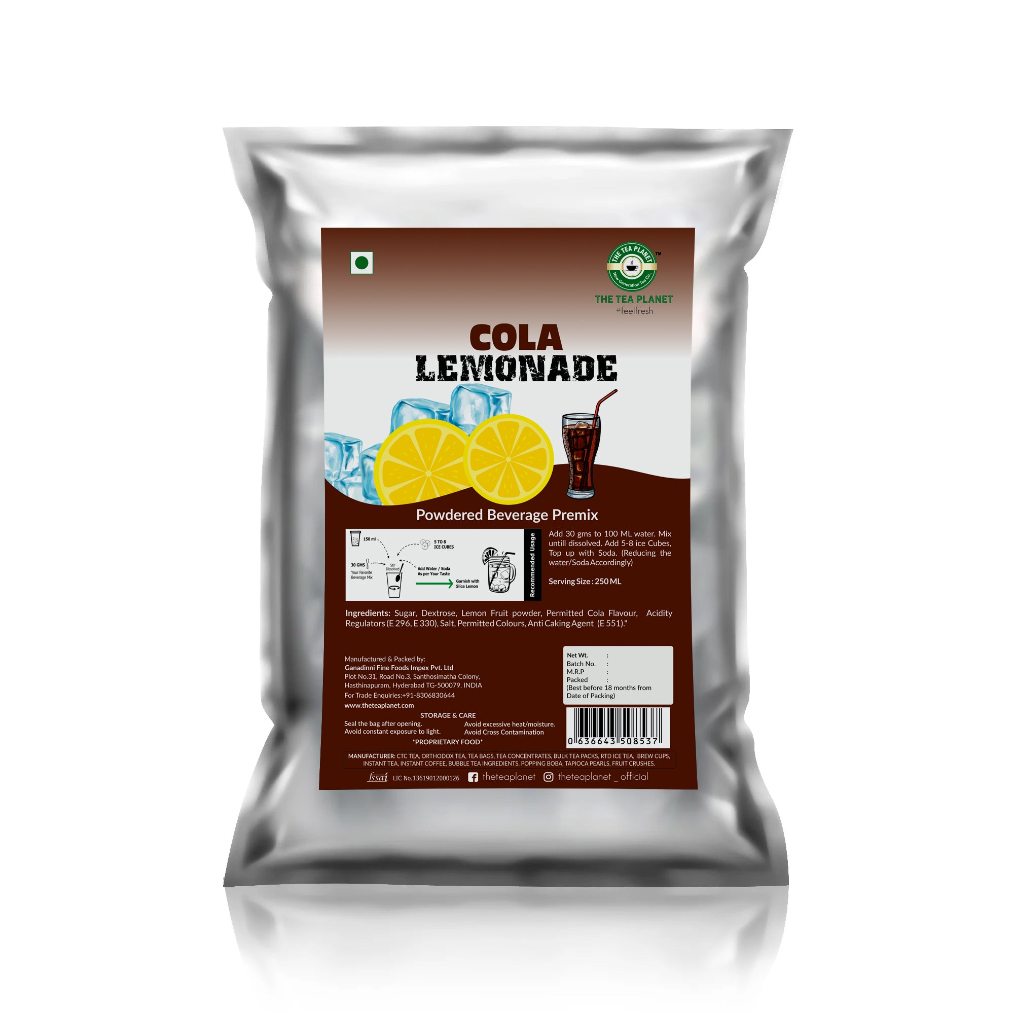 Cola Lemonade Premix - 1kg