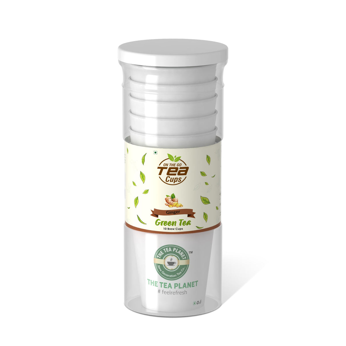 Ginger Instant Green Tea Brew Cup