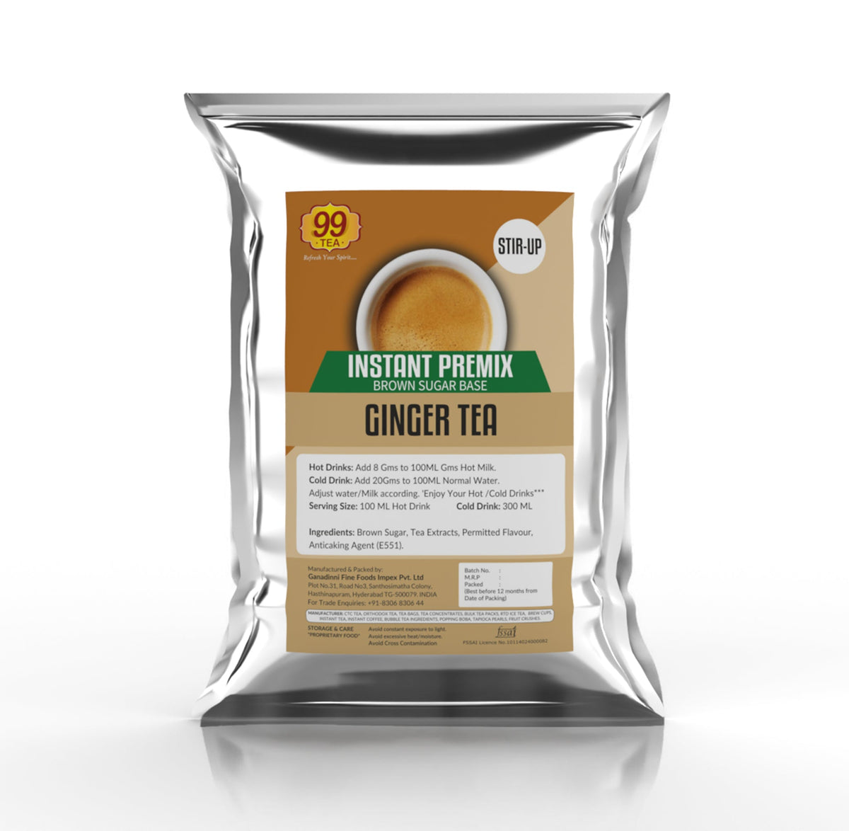 Ginger Flavored Tea
