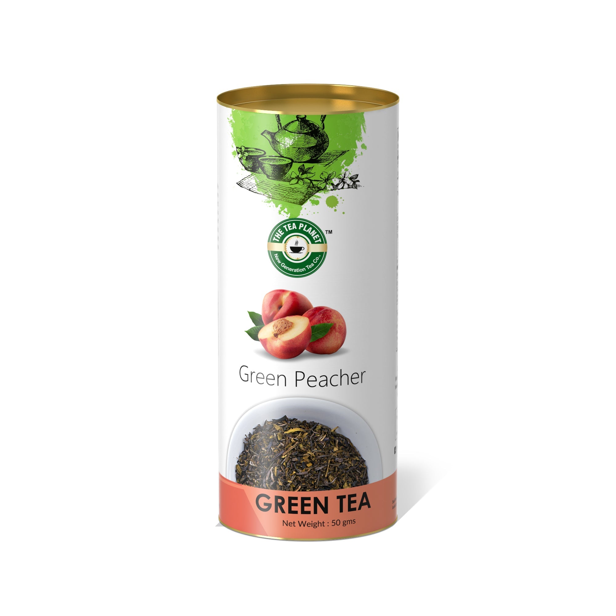 Green Peacher Orthodox Tea - 50 gms