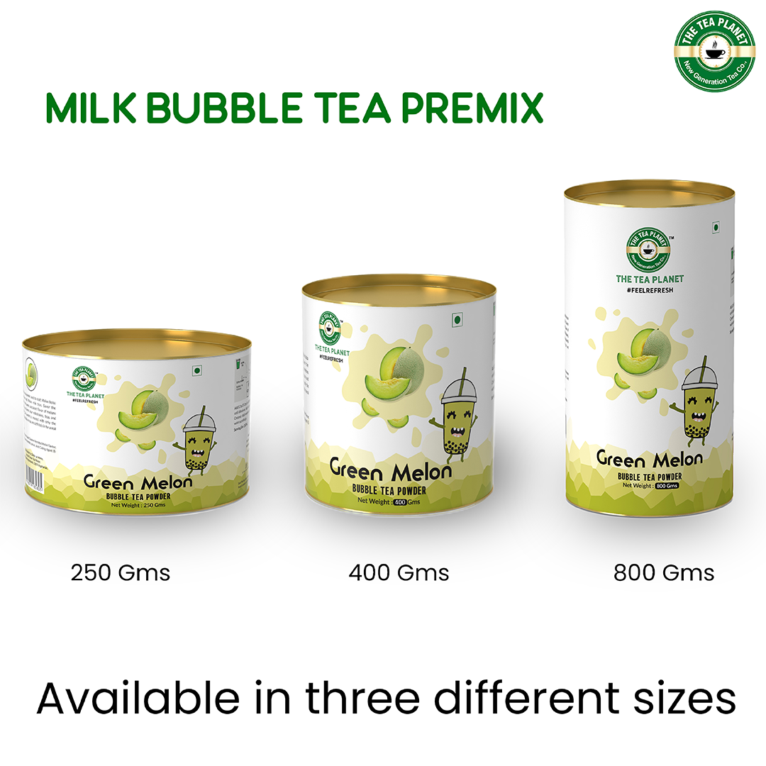 Green Melon Bubble Tea Premix - 250 gms