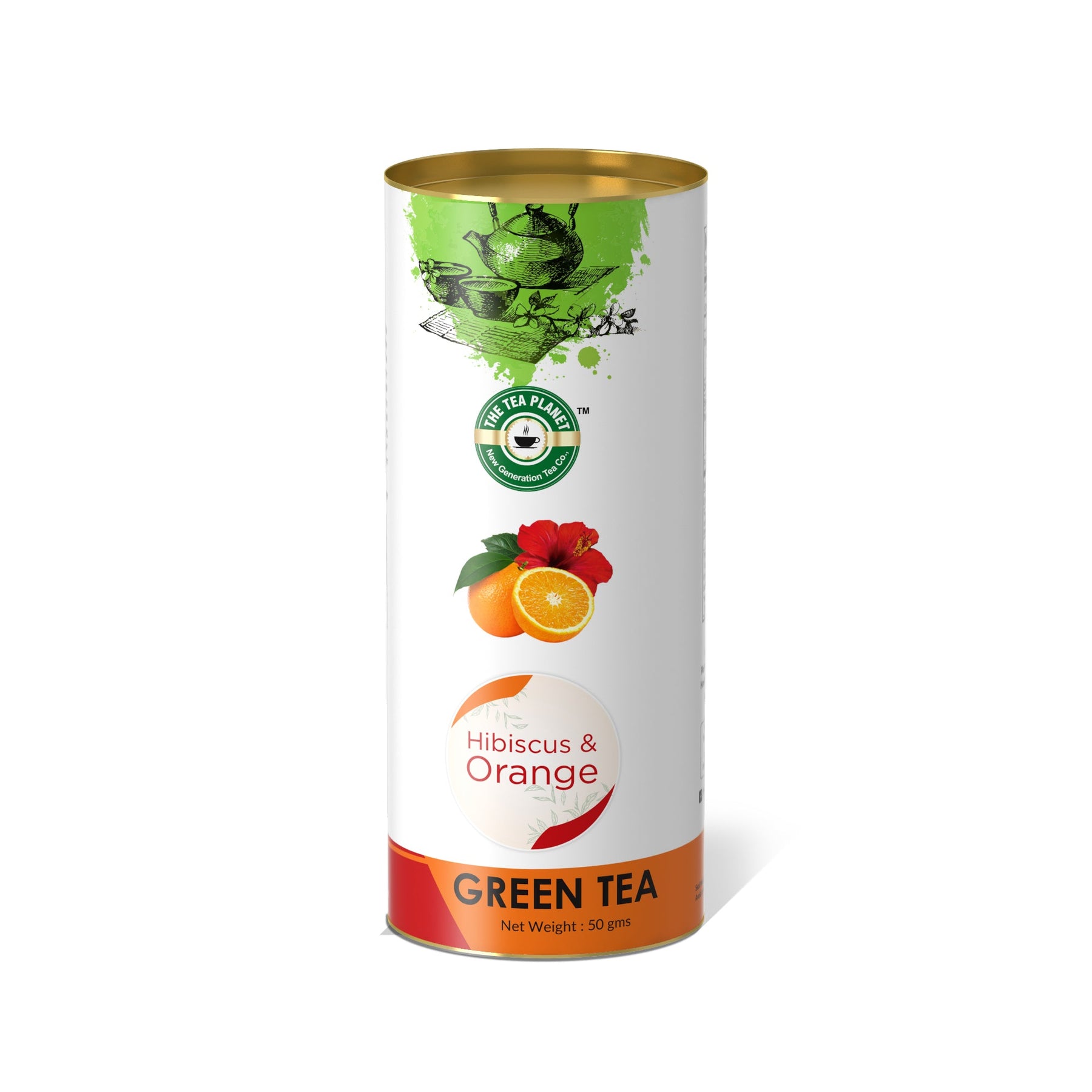 Hibiscus & Orange Orthodox Tea - 50 gms