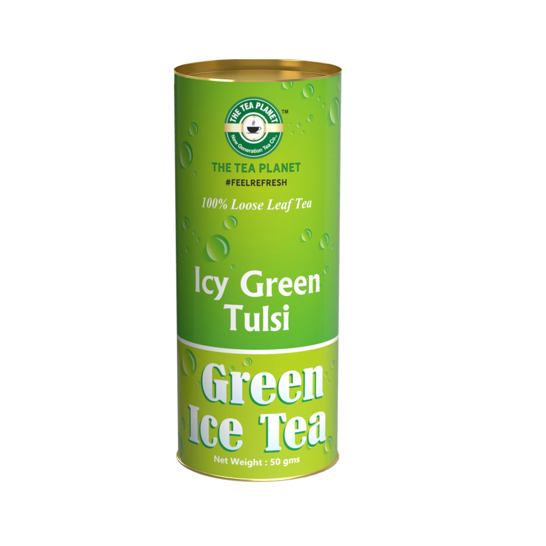 Icy Green Tulsi Orthodox Ice Tea - 50 gms