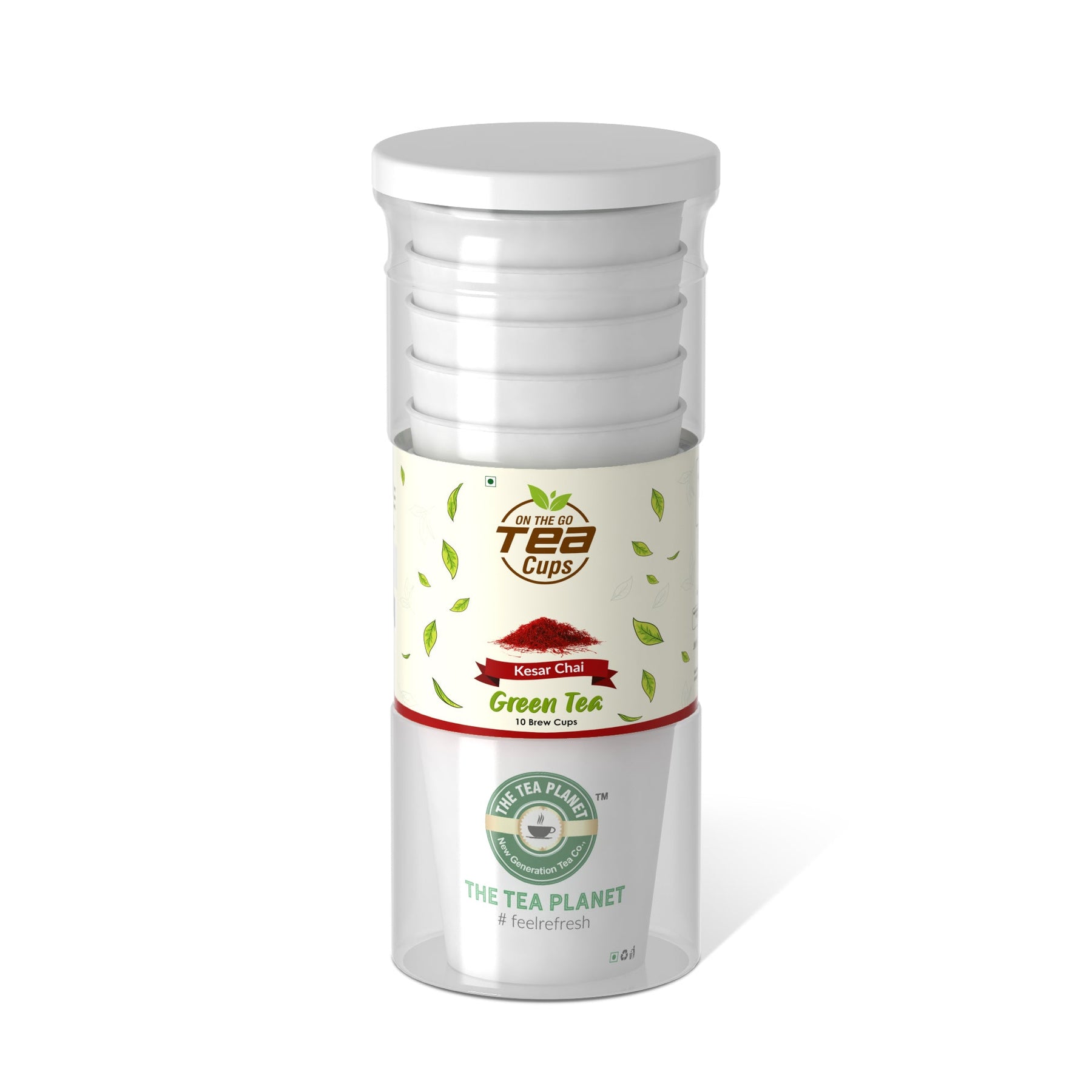 Kesar Instant Green Tea Brew Cup - 10 cups
