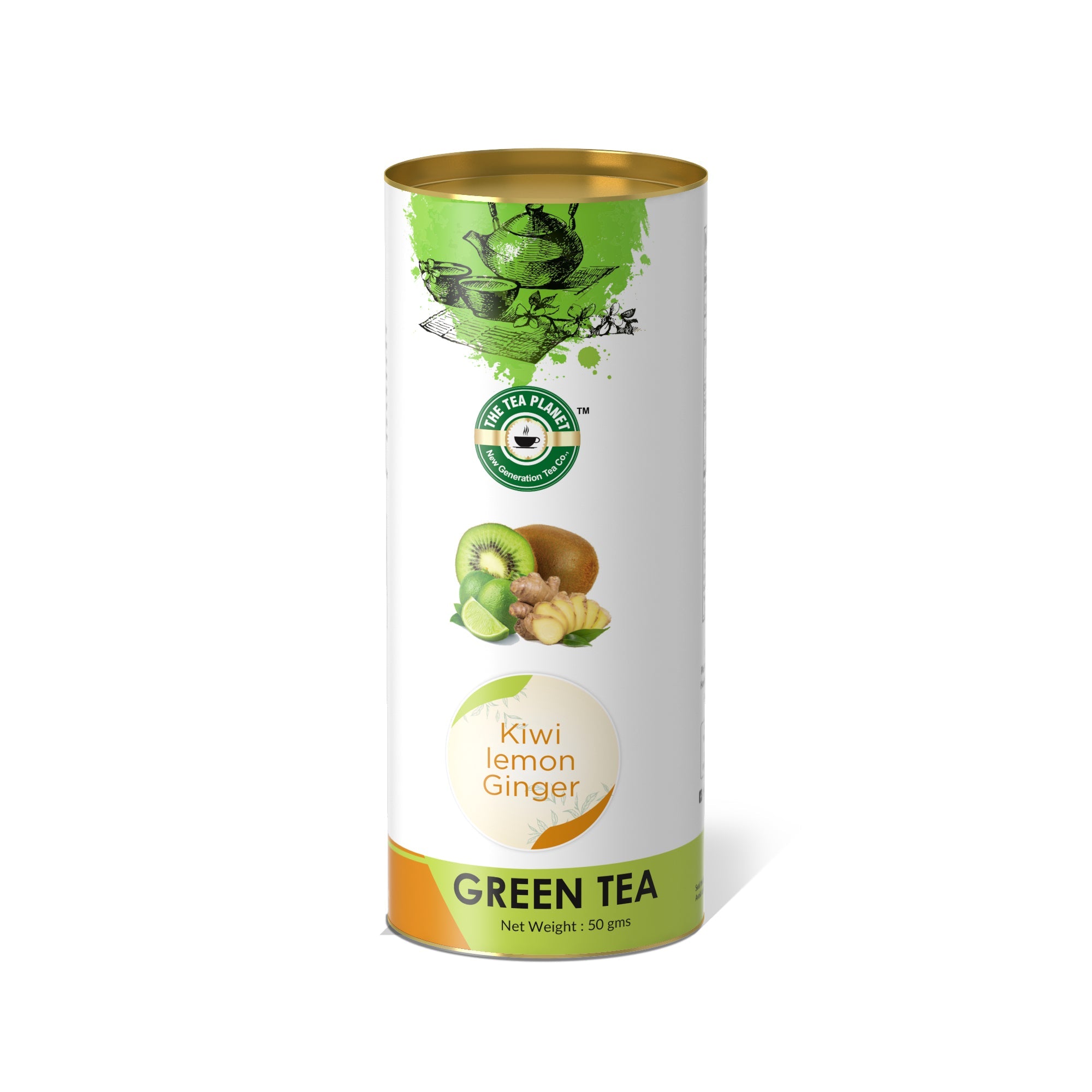 Kiwi, Lemon, Ginger Orthodox Tea 50 gms