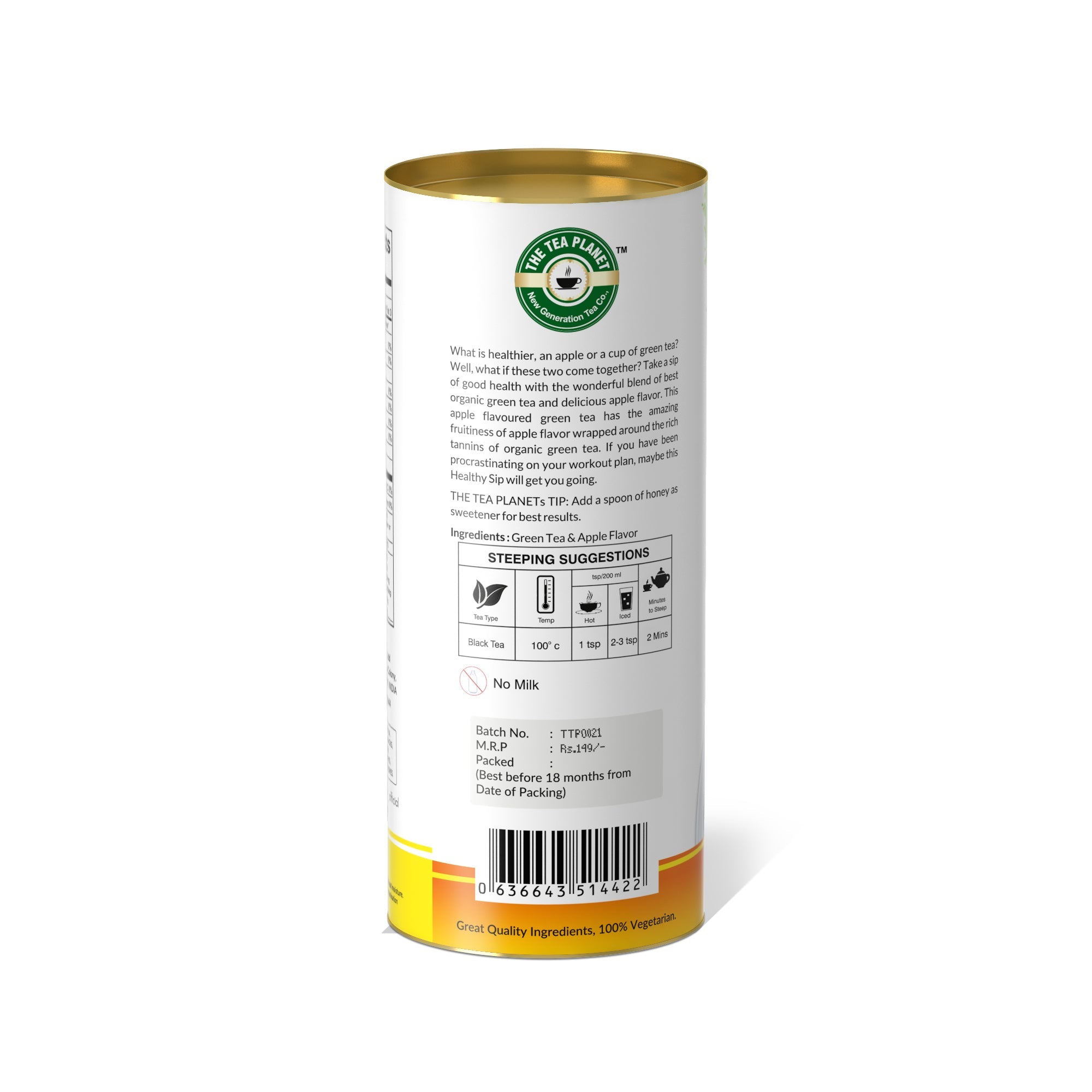 Lemon Tazer Orthodox Tea - 50 gms