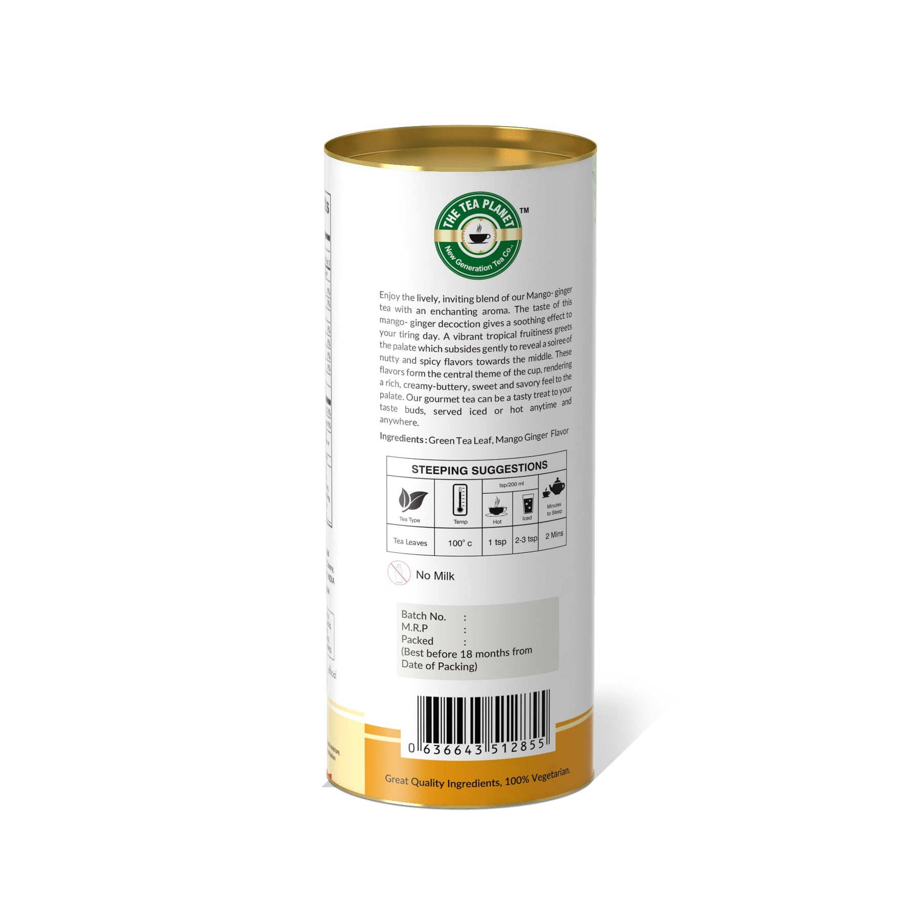 Mango Ginger Orthodox Tea - 50 gms
