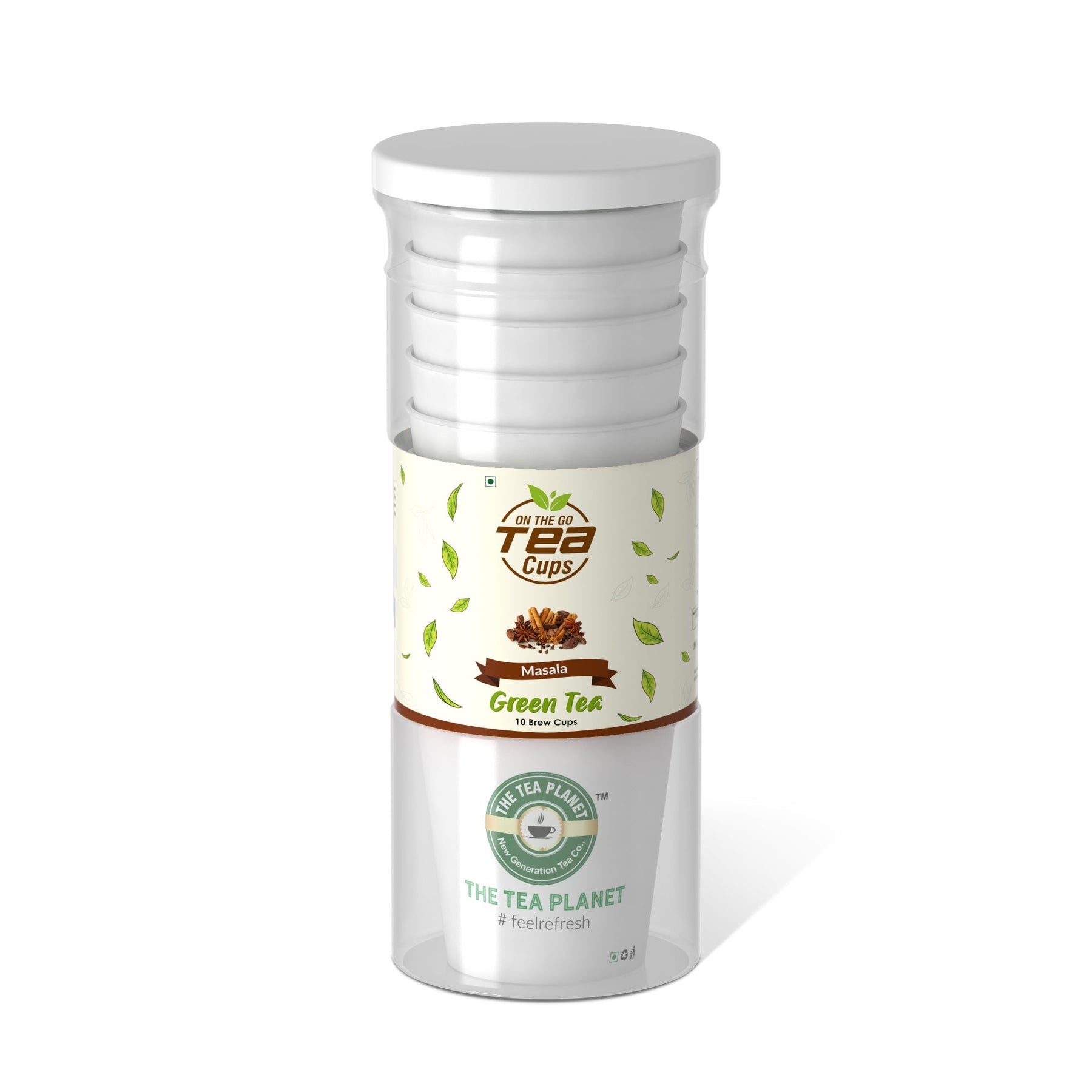 Masala Instant Green Tea Brew Cup - 10 cups
