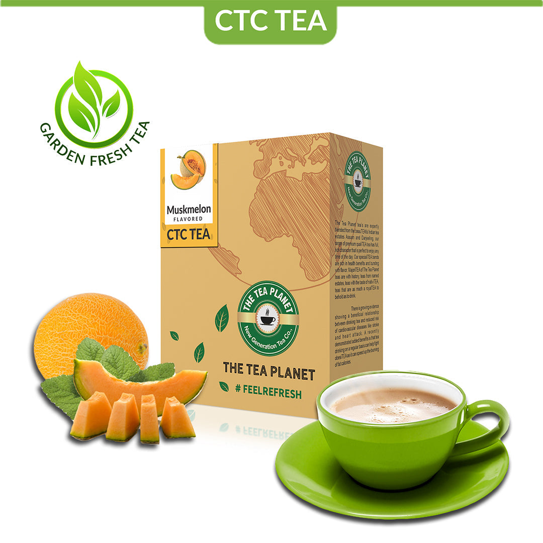 Muskmelon Flavored CTC Tea - 100 gms