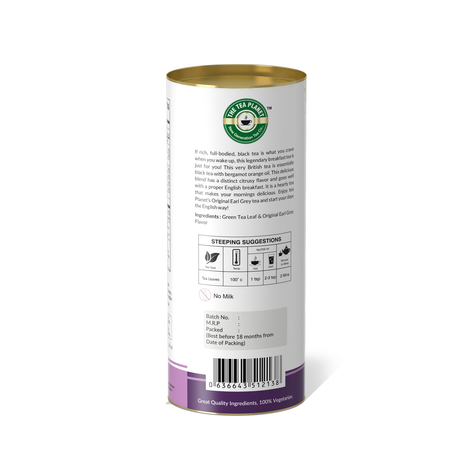 Original Earl Grey Orthodox Tea - 50 gms