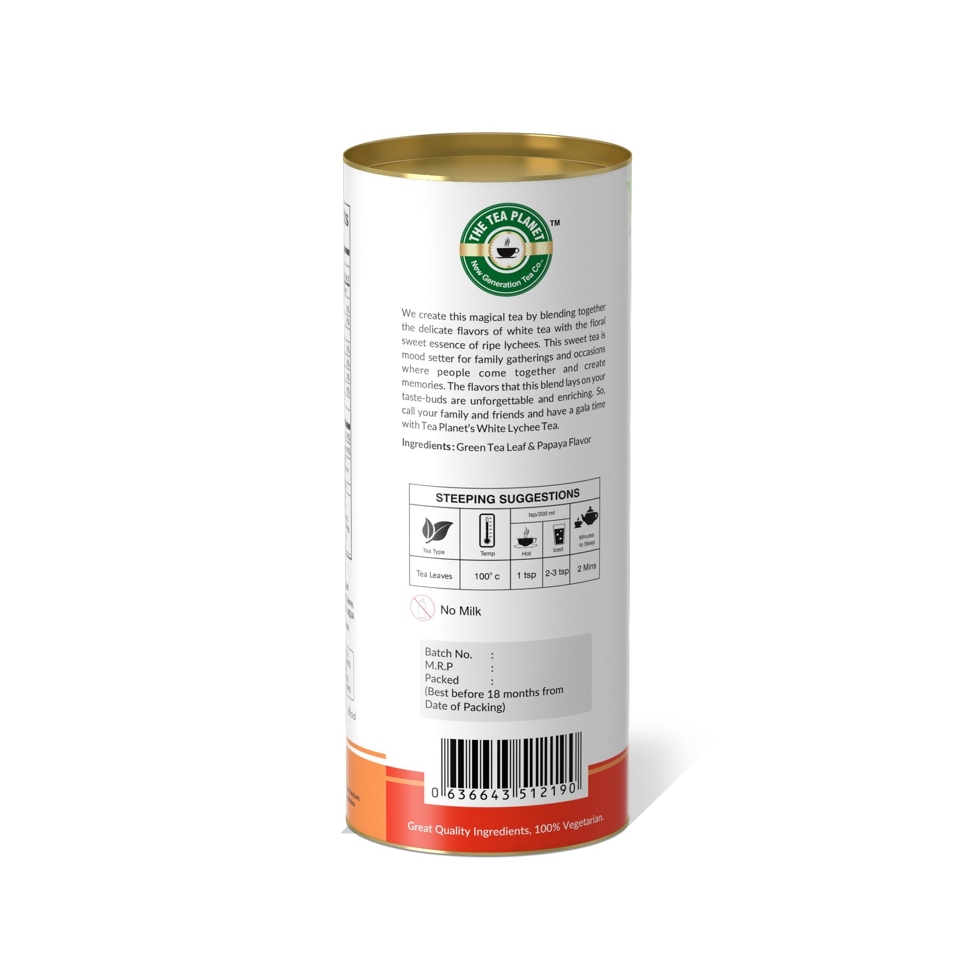 Papaya Orthodox Tea - 50 gms