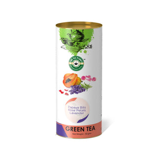 Papaya Bits, Rose Petals, Lavender Orthodox Tea - 50 gms