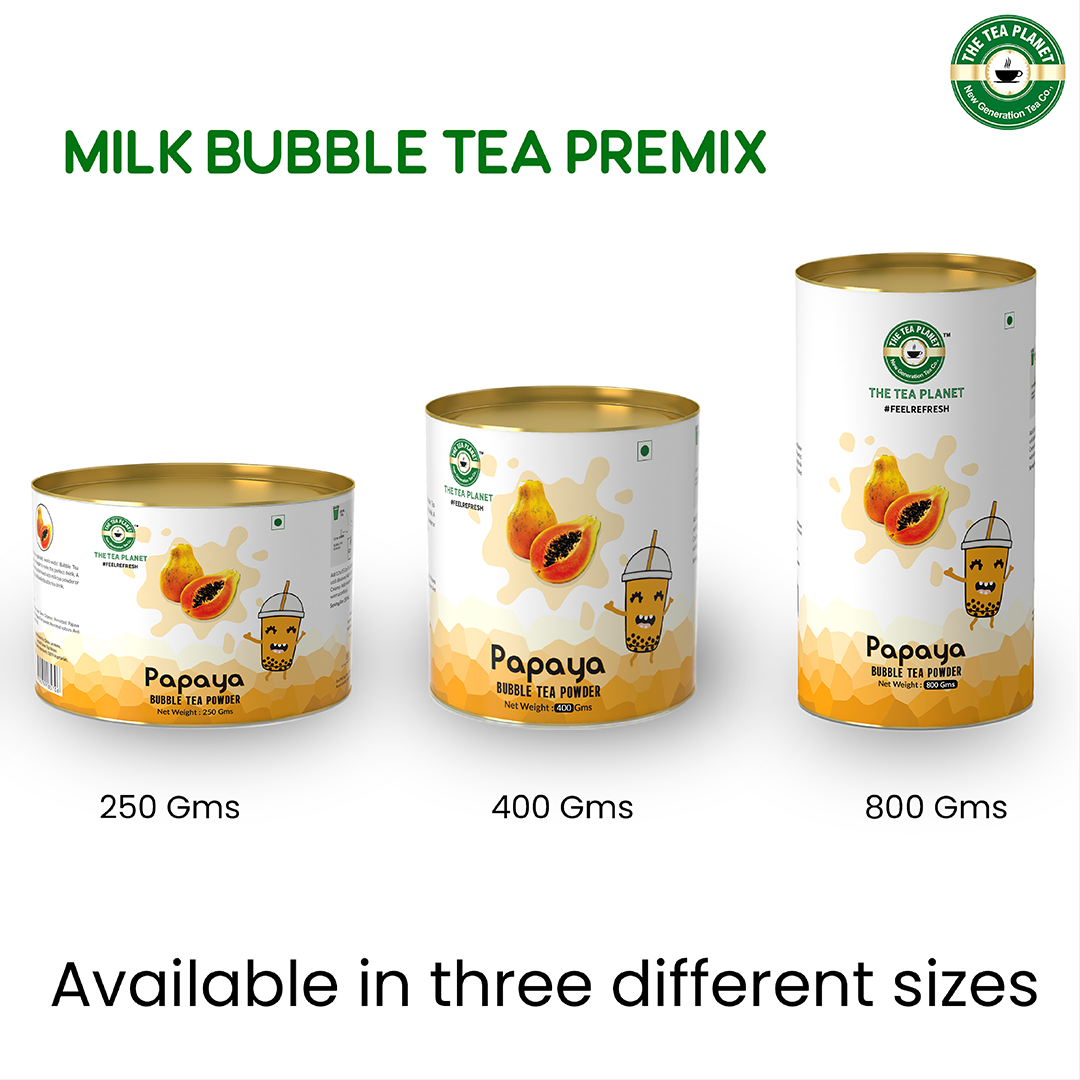 Papaya Bubble Tea Premix - 250 gms