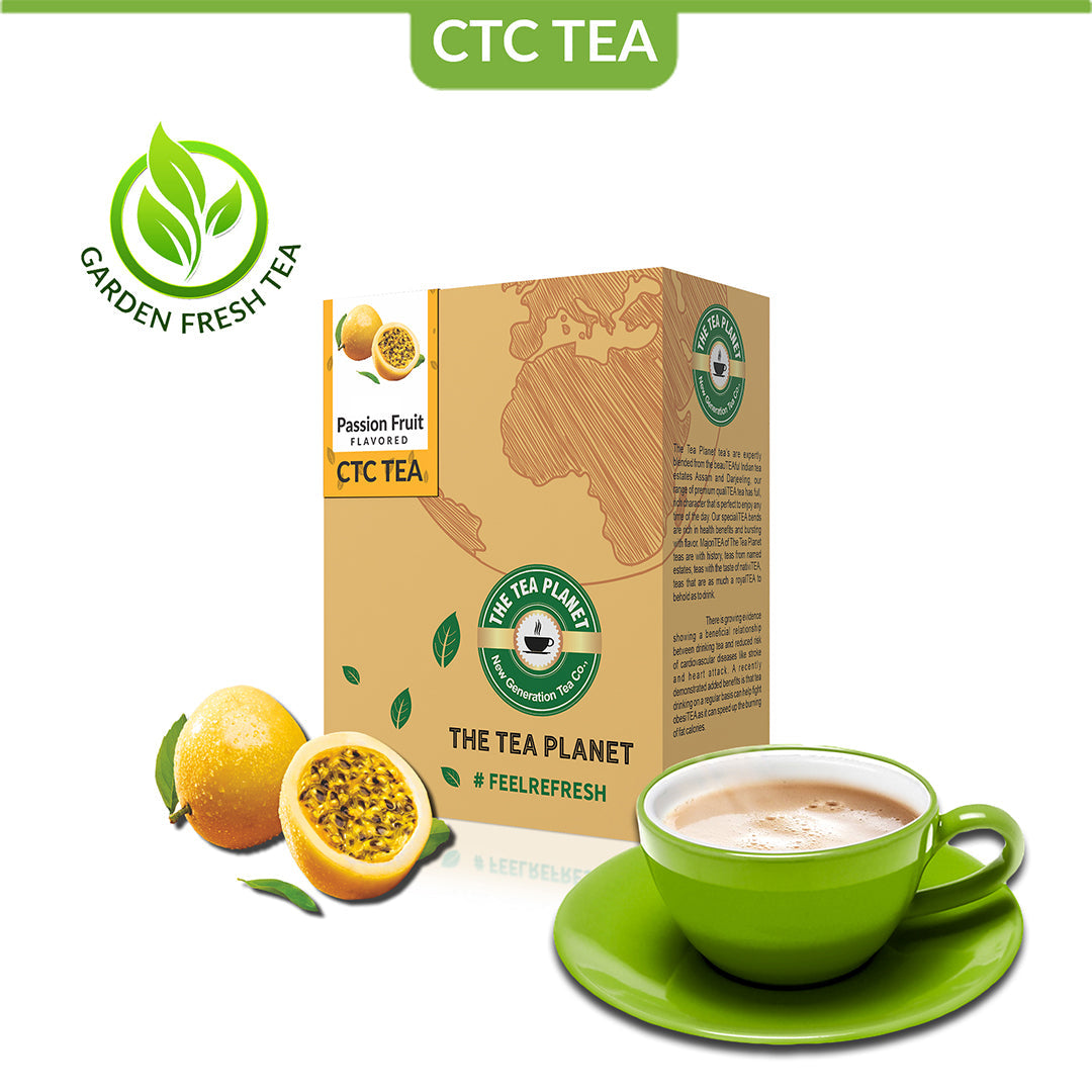 Passion Fruit Flavored CTC Tea - 100 gms