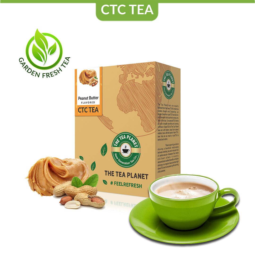 Peanut Butter Flavored CTC Tea - 100 gms