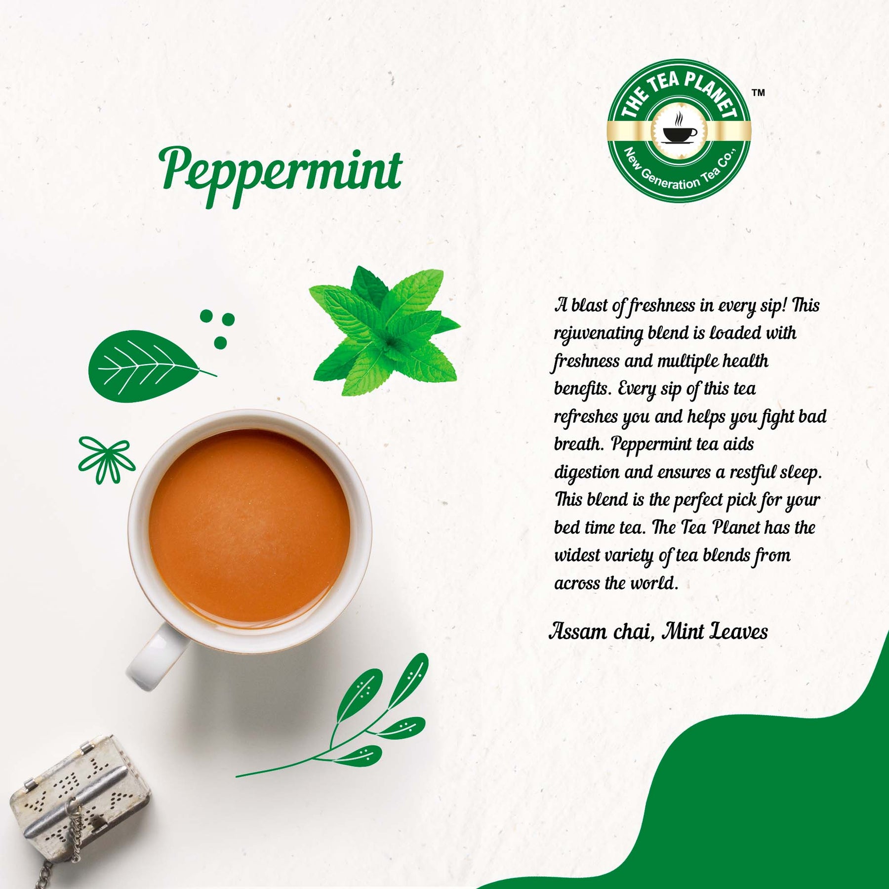 Peppermint Flavored CTC Tea 3