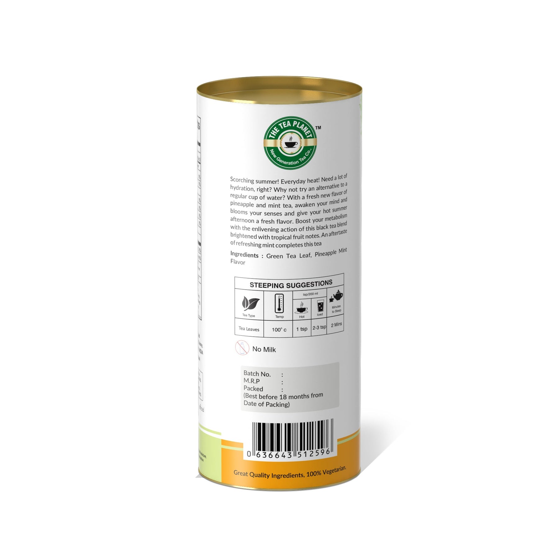 Pineapple Mint Orthodox Tea - 50 gms