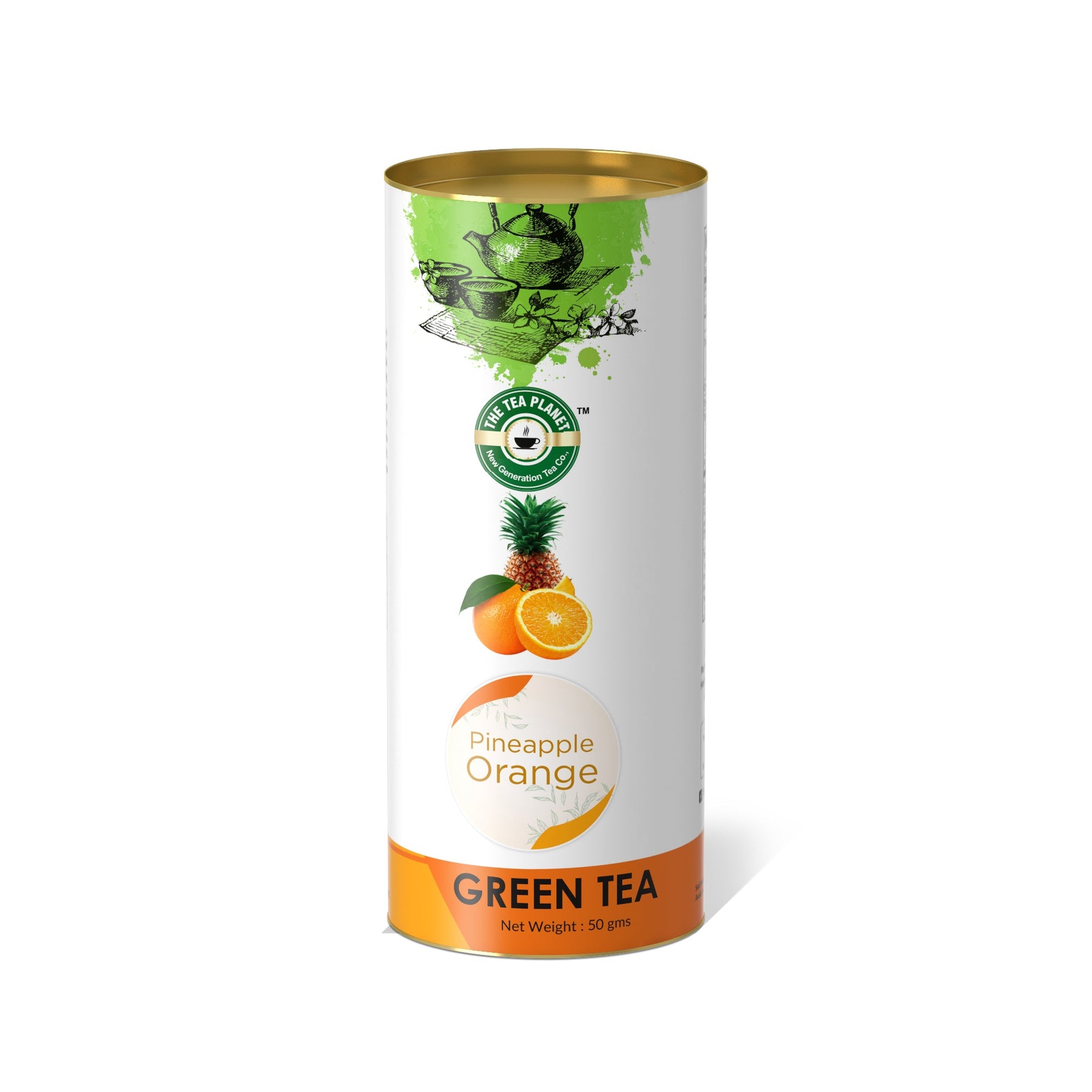 Pineapple Orange Orthodox Tea - 50 gms