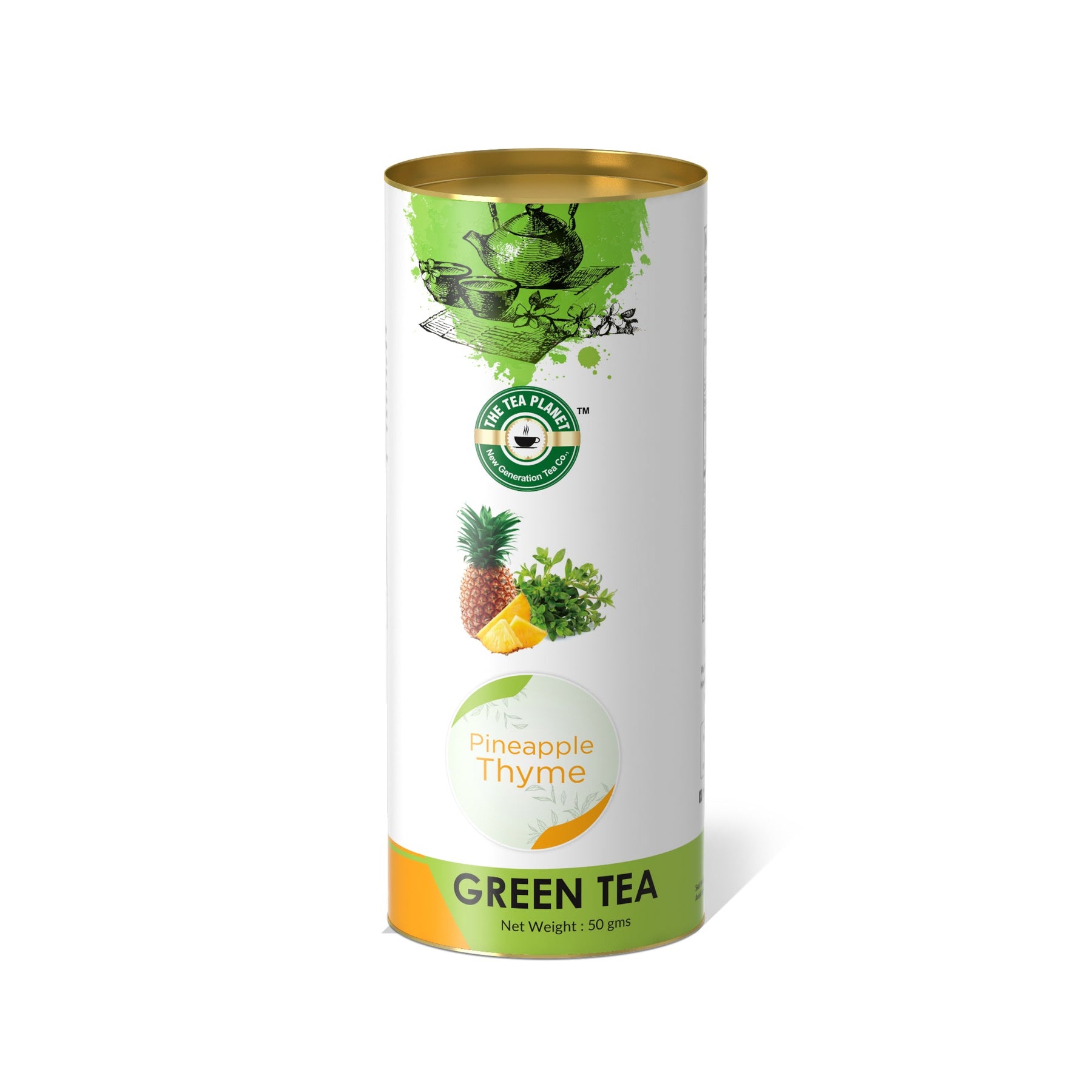Pineapple Thyme Orthodox Tea - 50 gms