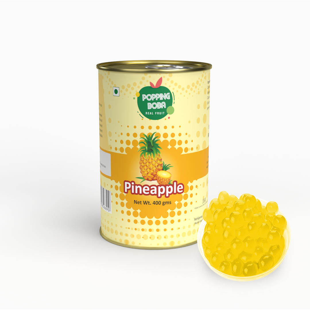 Pineapple Popping Boba - 400 gms
