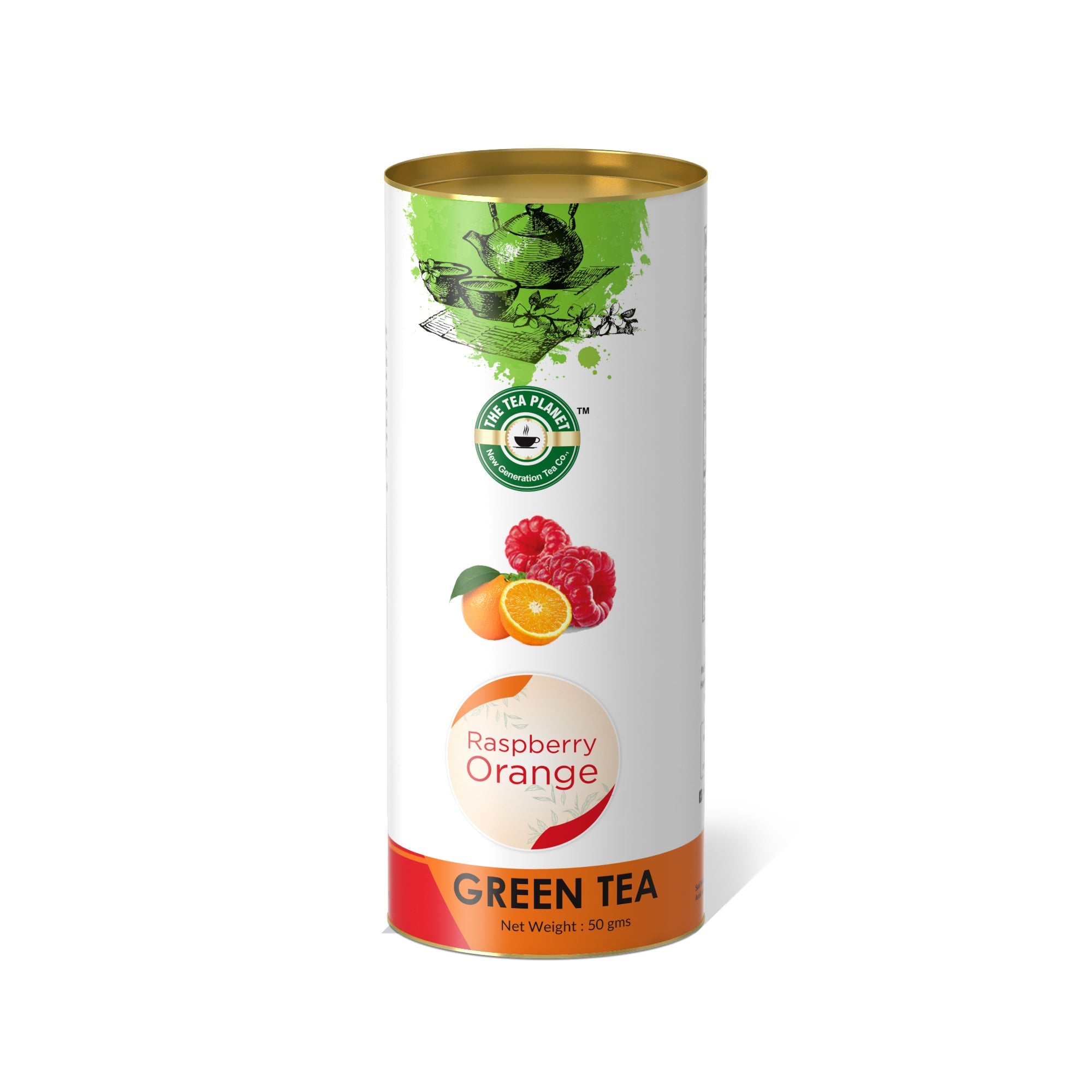 Raspberry Orange Orthodox Tea - 50 gms