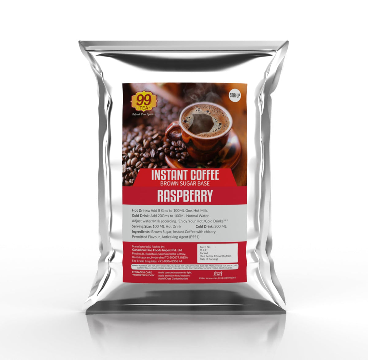 Raspberry Flavored Coffee - 1kg