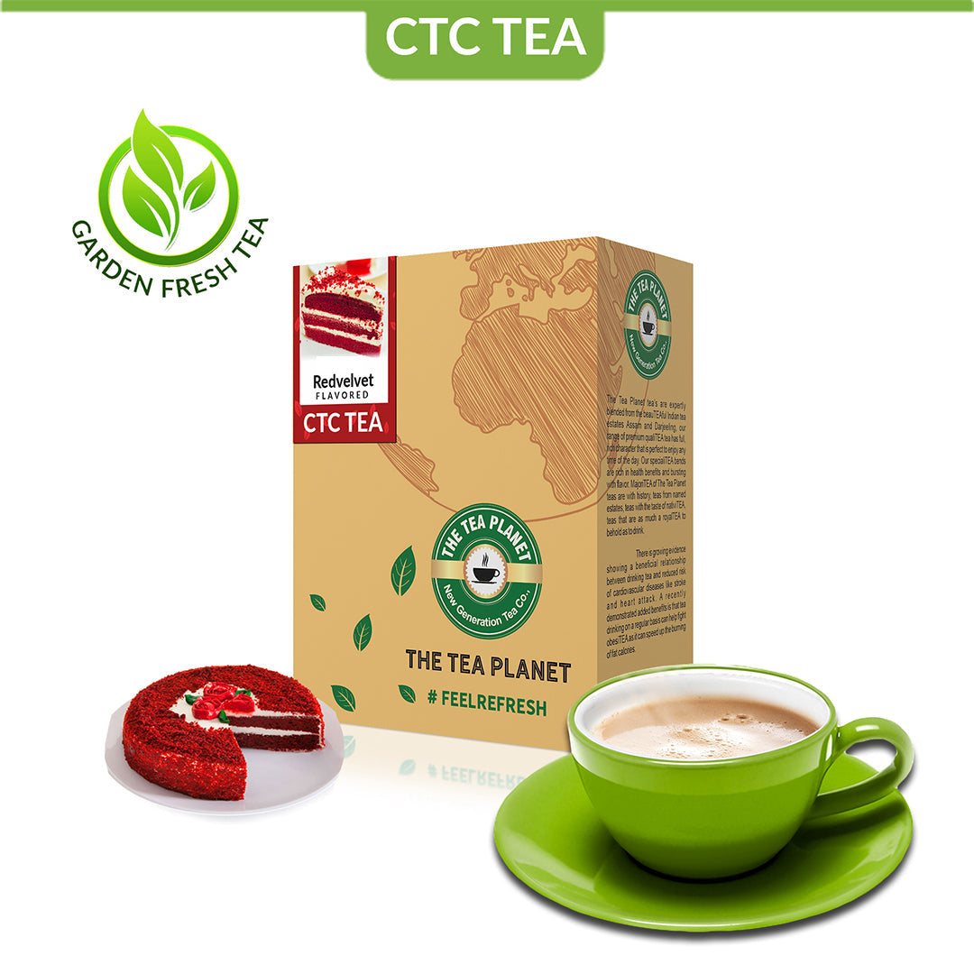 Redvelvet Flavored CTC Tea - 100 gms