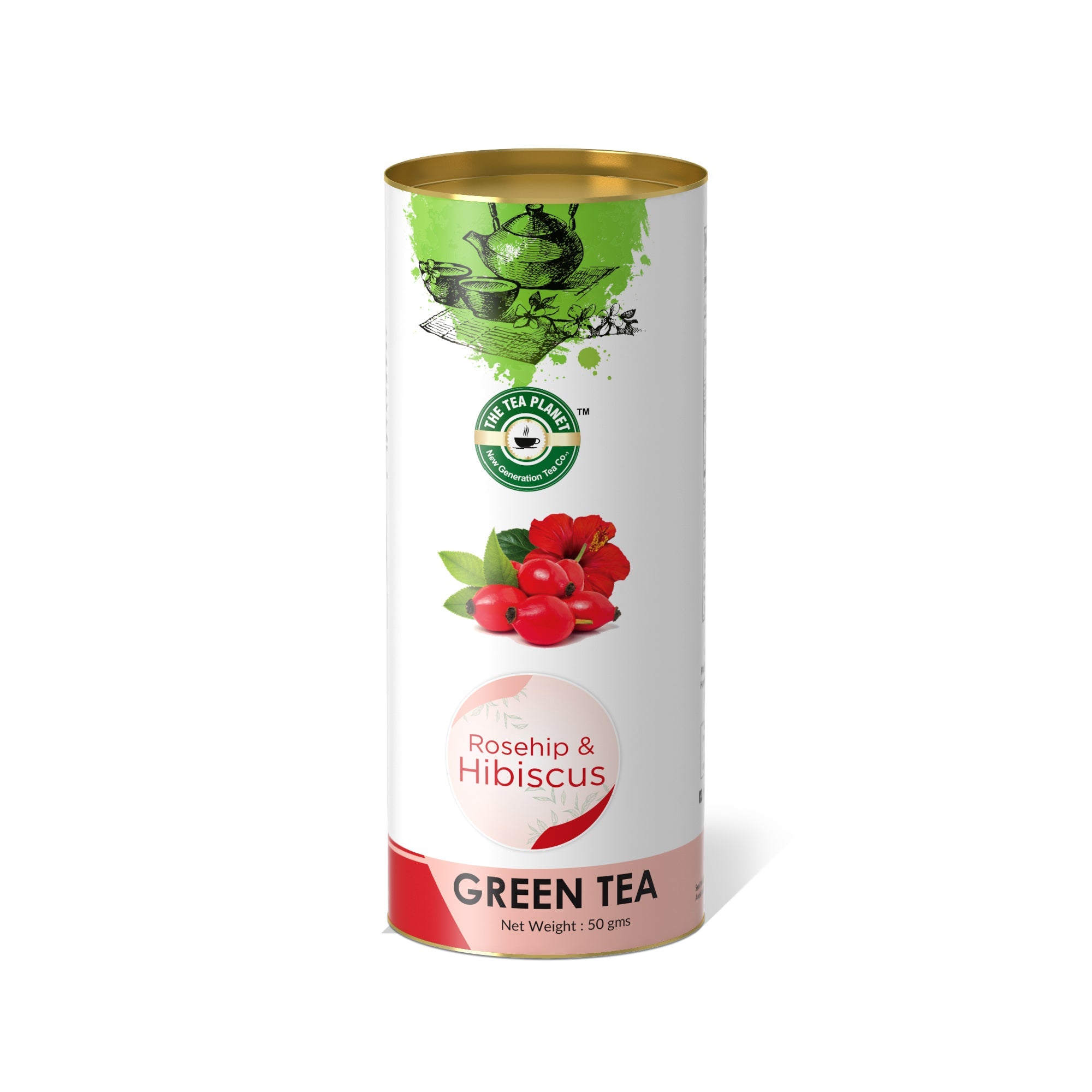 Rosehip & Hibiscus Orthodox Tea - 50 gms