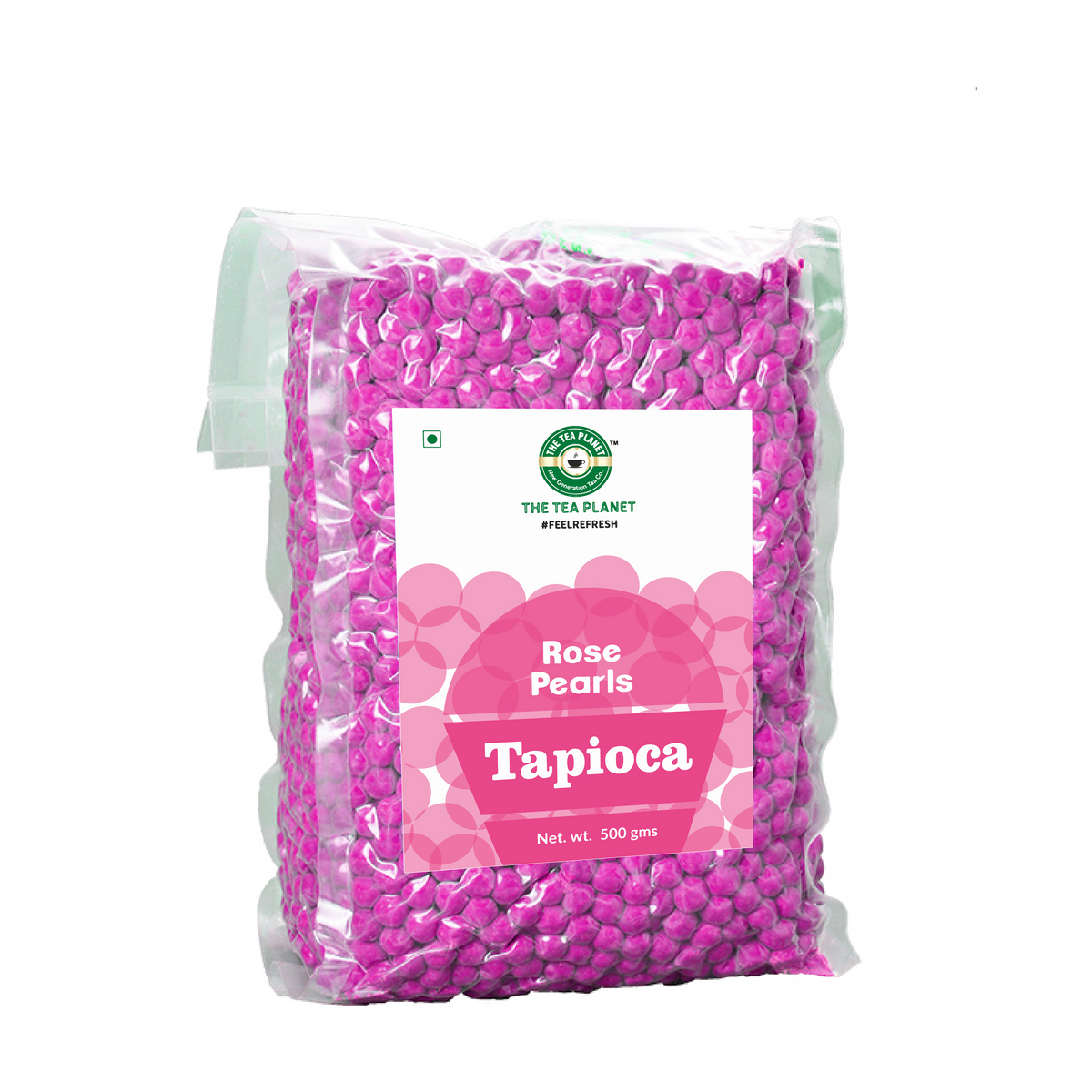 Rose Tapioca Pearls - 500 gms