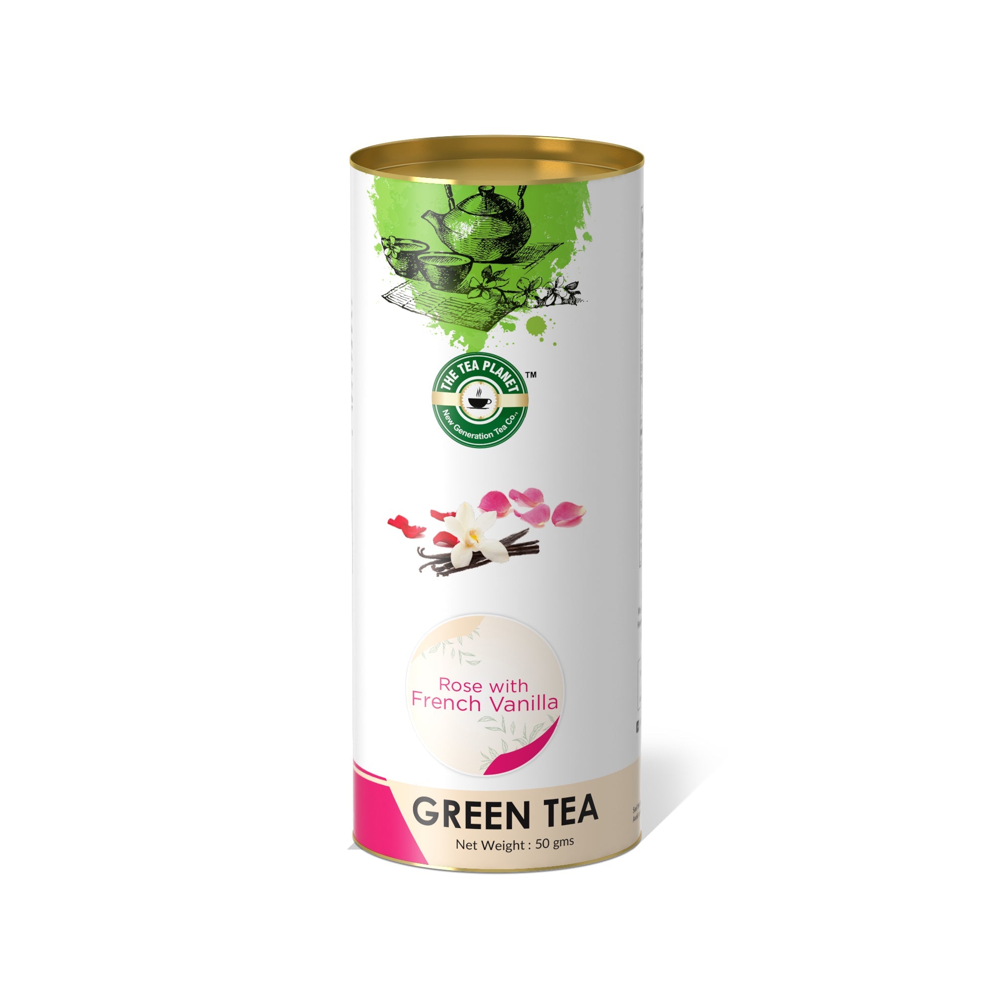 Rose with French Vanilla Orthodox Tea - 50 gms