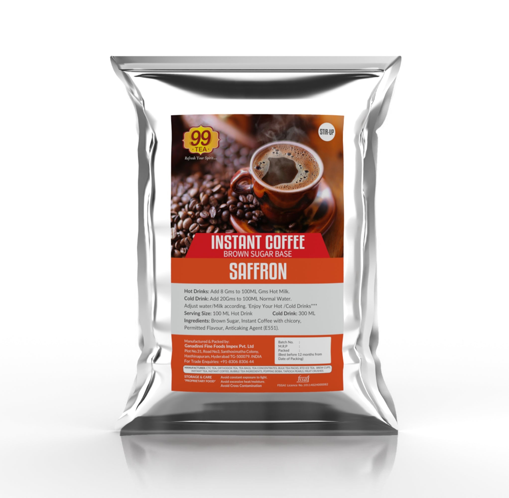 Saffron Flavored Coffee