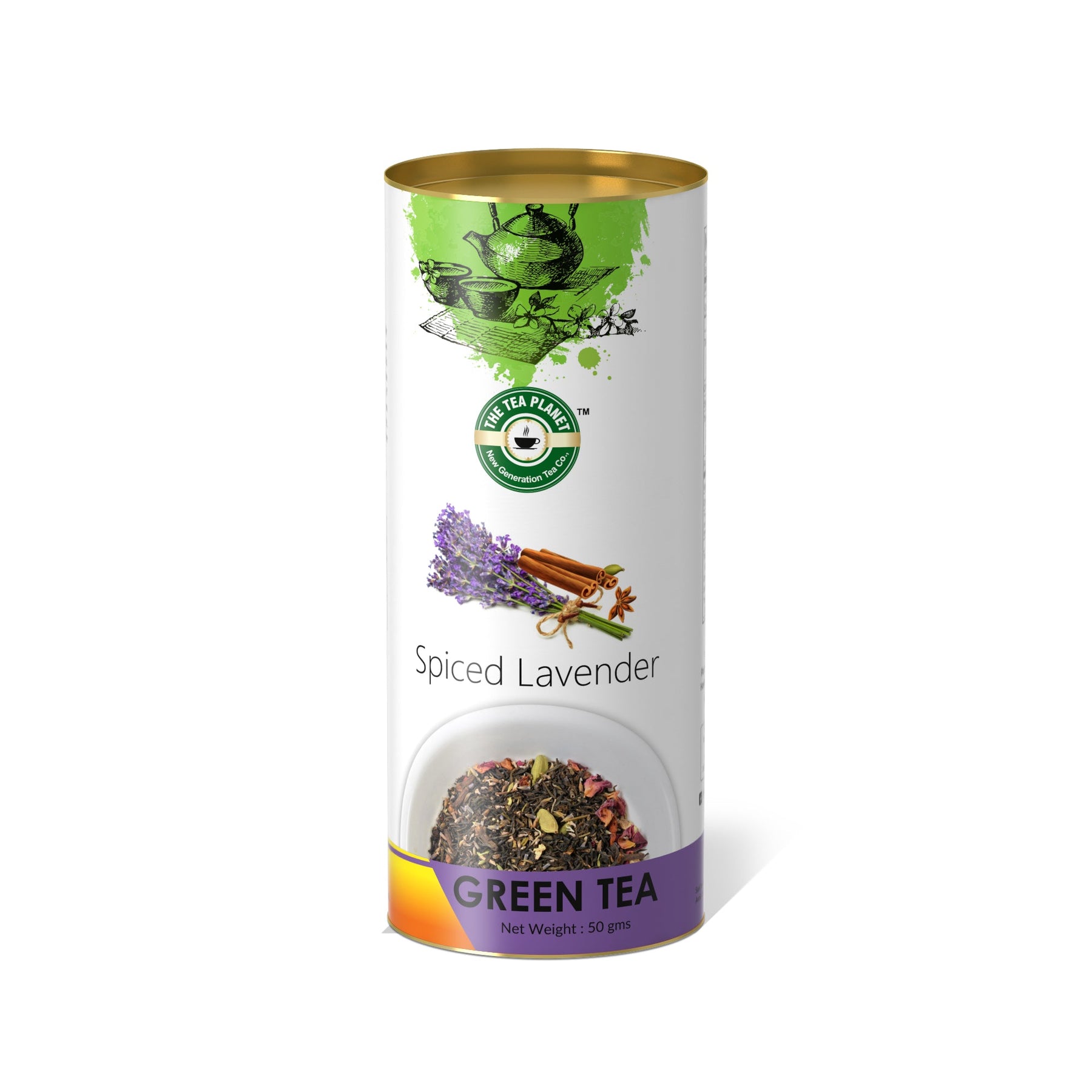 Spiced Lavender Orthodox Tea - 50 gms