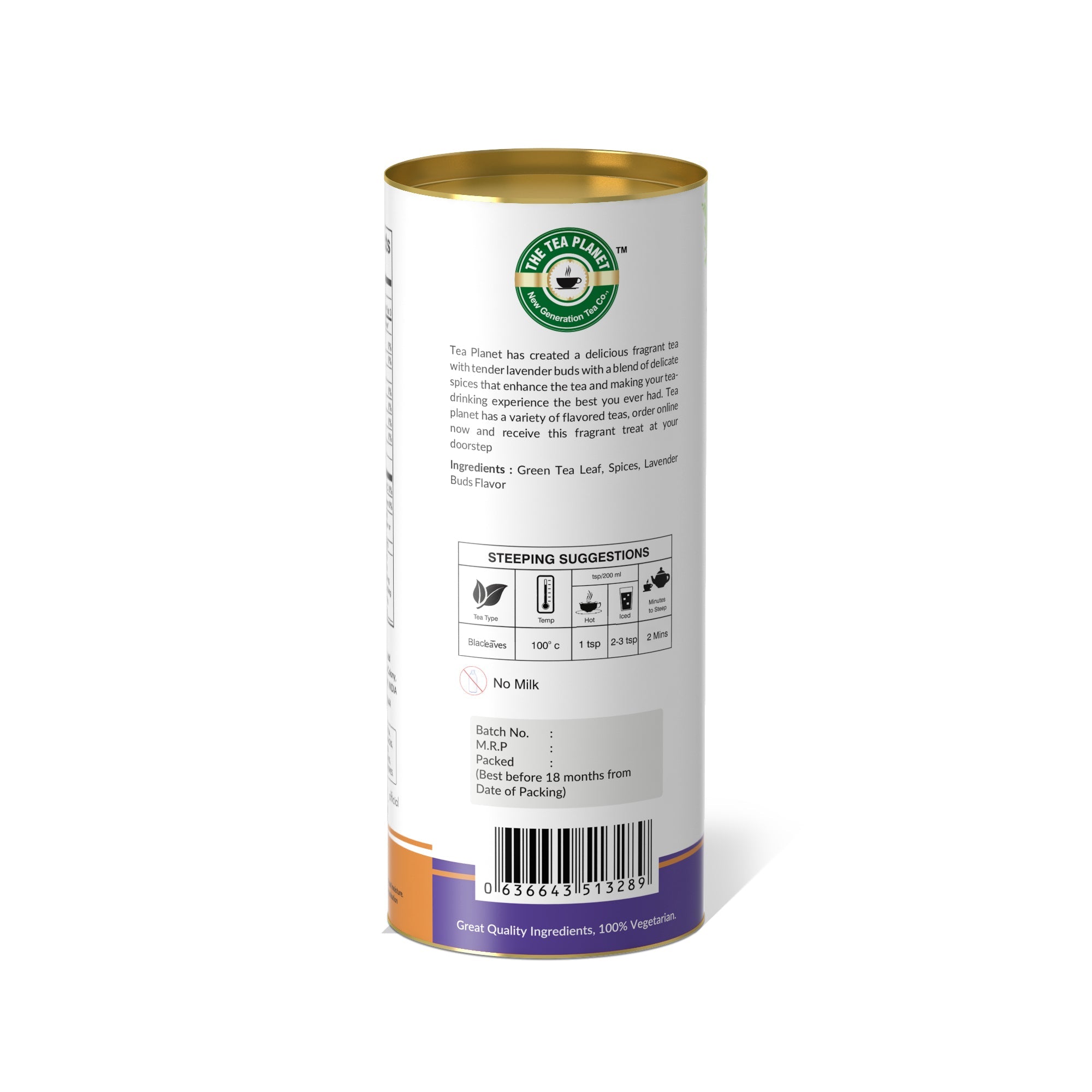 Spices, Lavender Buds Orthodox Tea - 50 gms