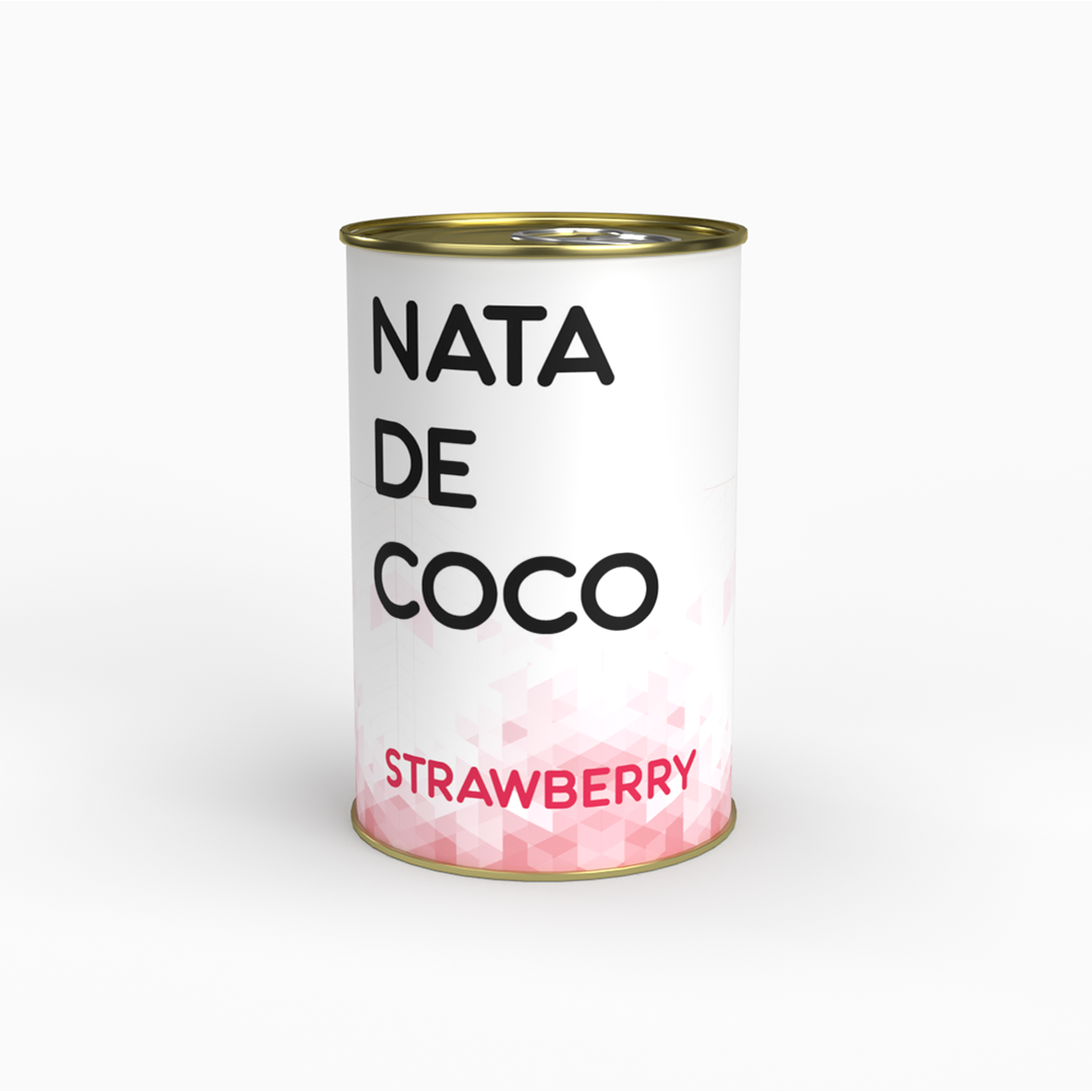 Strawberry Nata De Coco