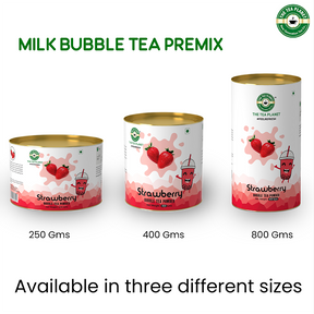Strawberry Bubble Tea Premix - 250 gms
