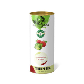 Strawberry & Lemon Orthodox Tea - 50 gms