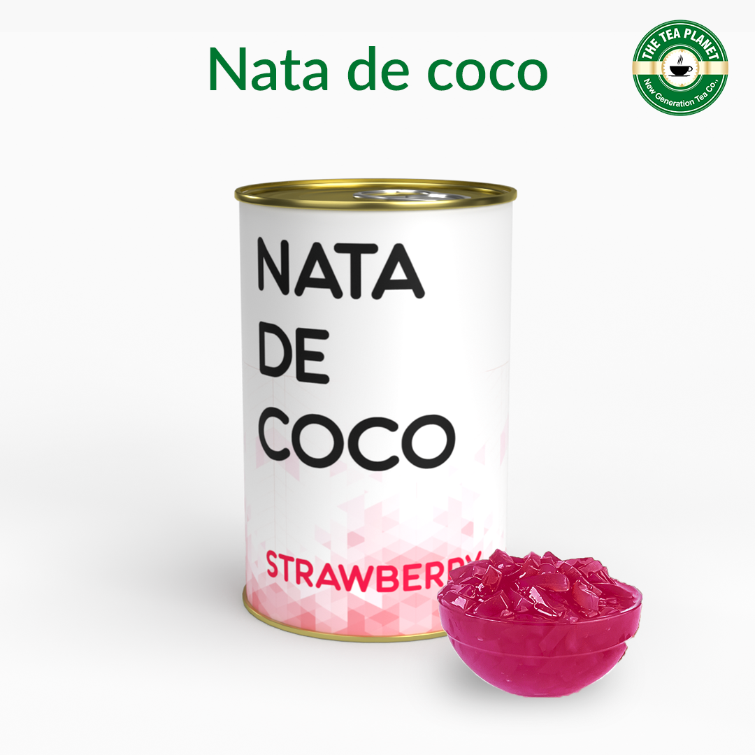 Strawberry Nata De Coco