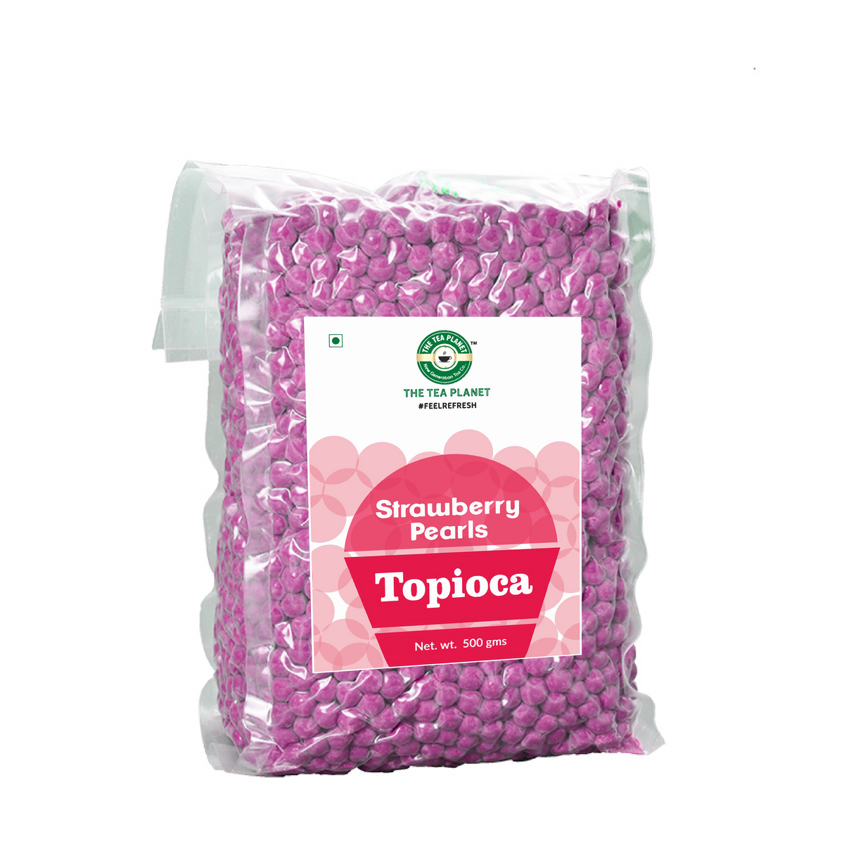 Strawberry Tapioca Pearls - 500 gms