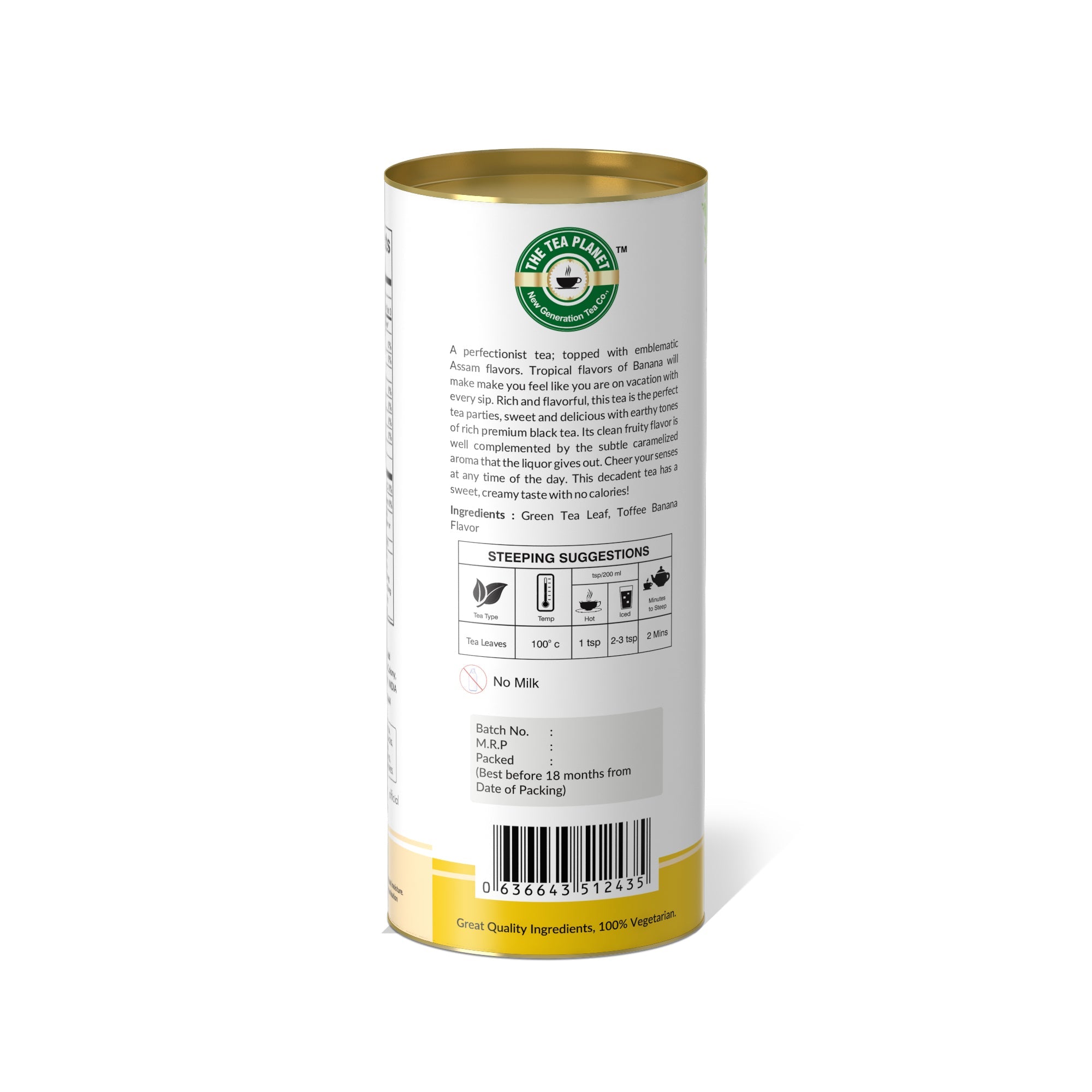 Toffee Banana Orthodox Tea - 50 gms