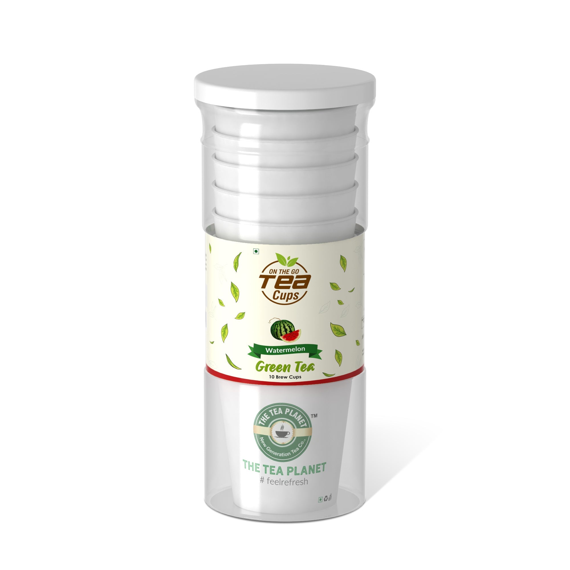 Watermelon Instant Green Tea Brew Cup - 10 cups