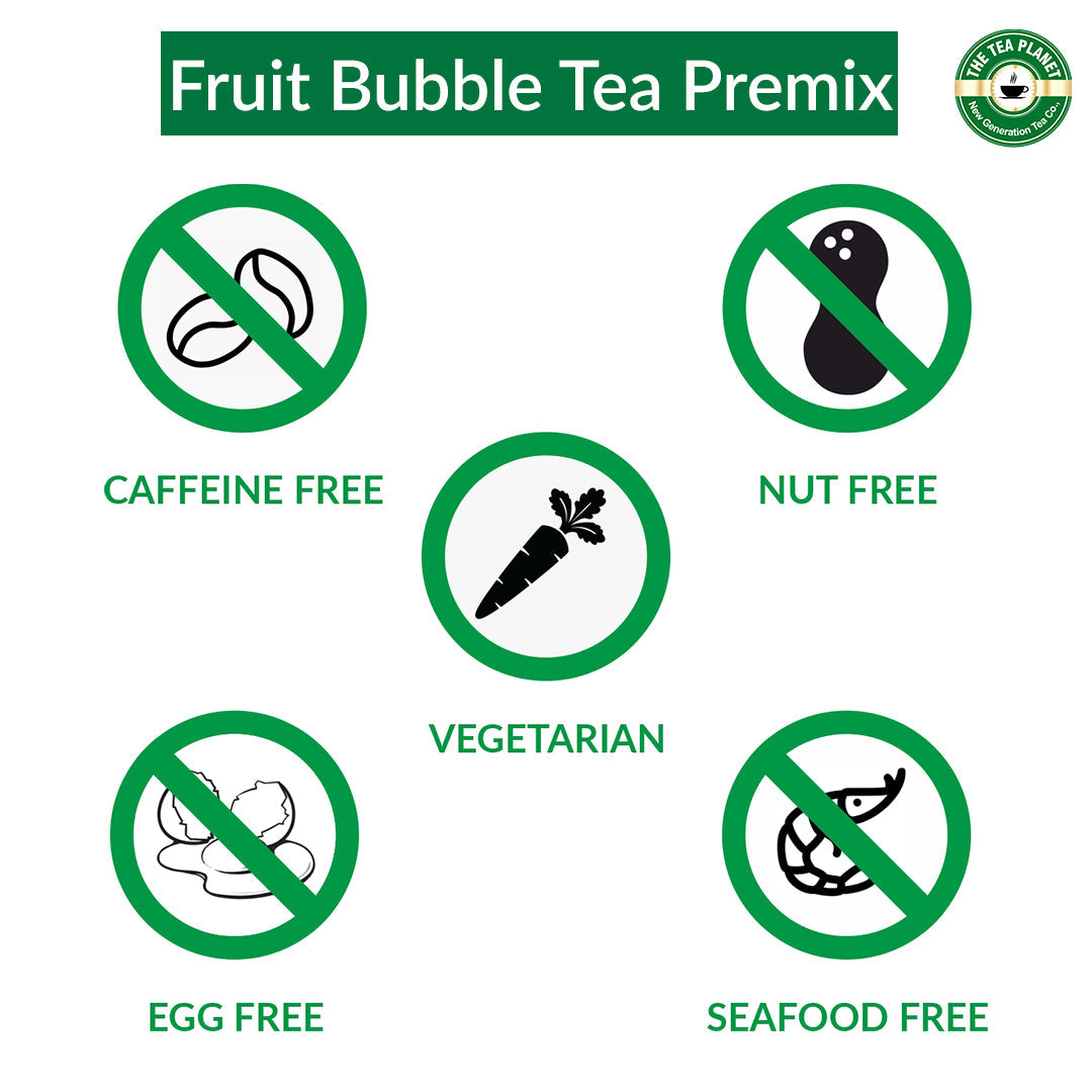 Mango & Peach Fruit Bubble Tea Premix